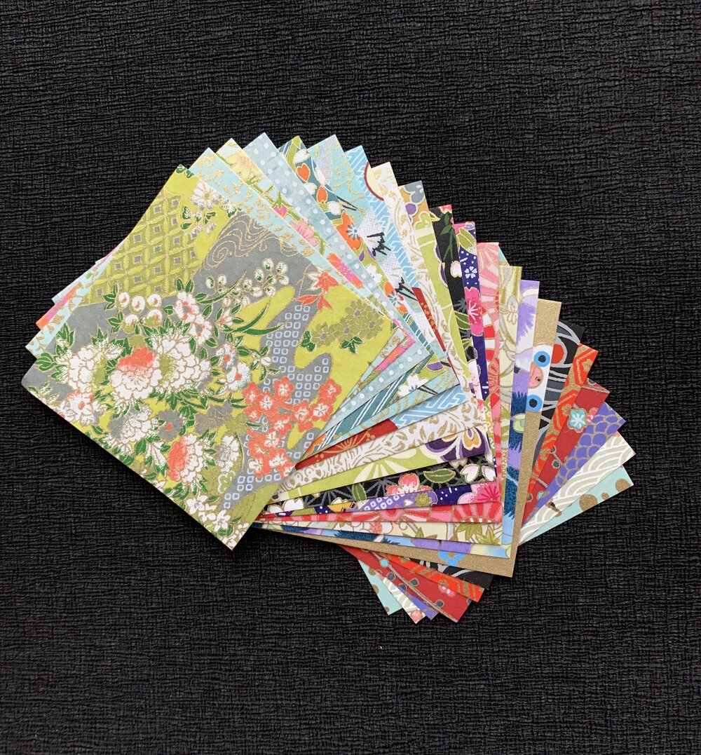KZ Studio - Assorted A4 Lace Kozo Paper Set 27 Sheets Premium Washi  Mulberry Papers for Arts Crafts Card Making