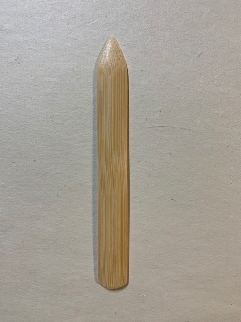 Smooth Lightweight Bamboo Folding Tool  A Vegan Version of a Bone Folder —  Washi Arts