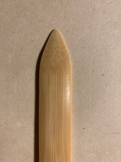 Smooth Lightweight Bamboo Folding Tool | A Vegan Version of a Bone Folder —  Washi Arts