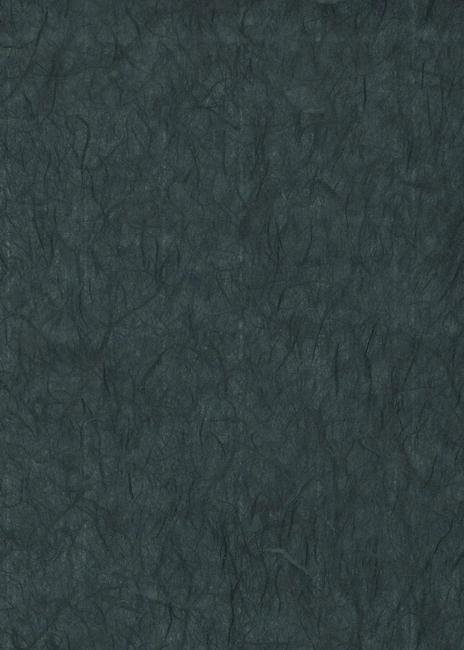 Japanese 22g Unryu Tissue Heavy Black with Visible Kozo Fibers — Washi Arts