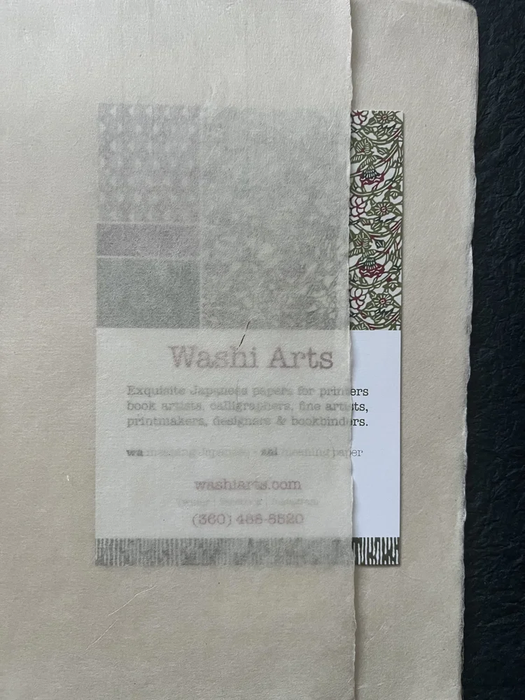 ペーパーマッシュ Yukyu Small Handmade Japanese Papers 39g with Deckle Edges — Washi