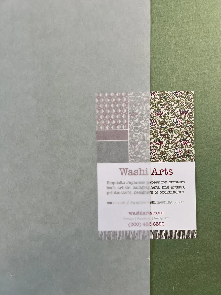 Waxed Masa Japanese Art Paper — Washi Arts