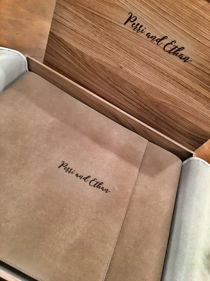Vintage Album in Wood Box