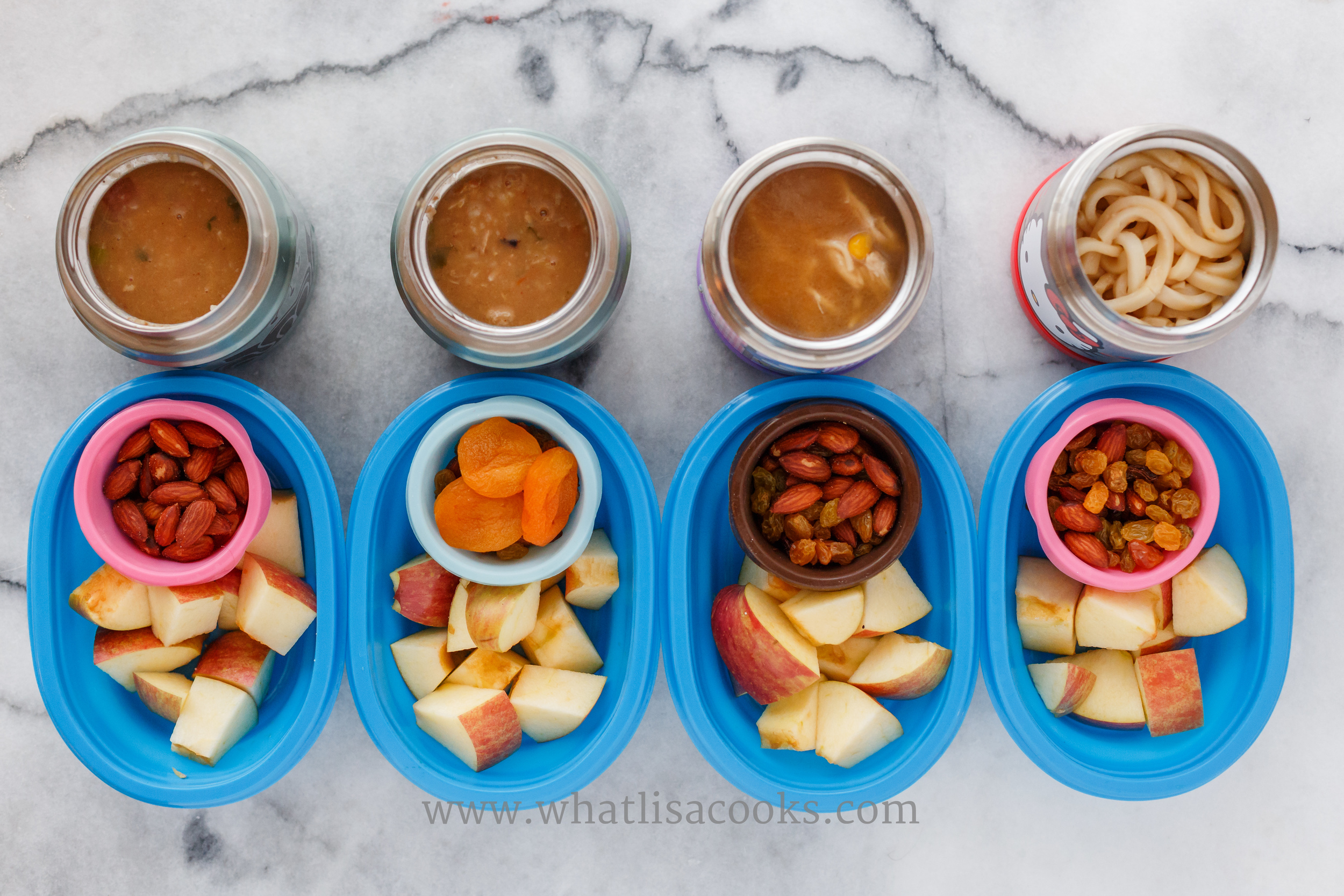 How to Pack School Lunches ahead of time — What Lisa Cooks