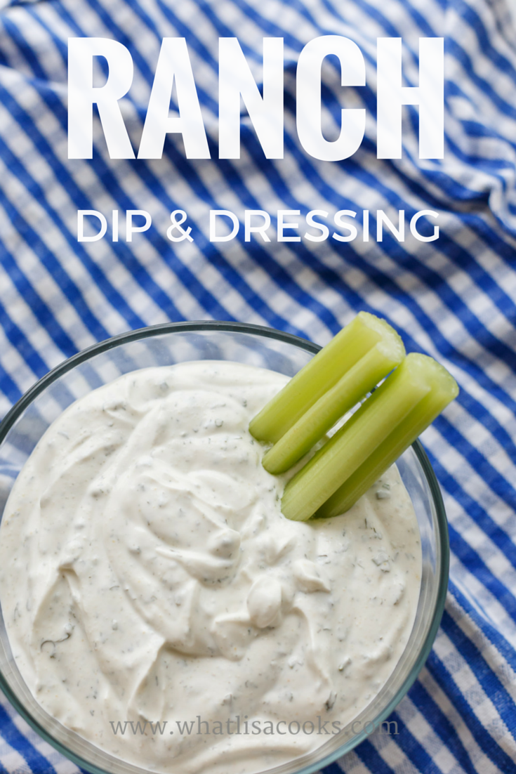 Homemade Ranch Dip & Dressing — What Lisa Cooks