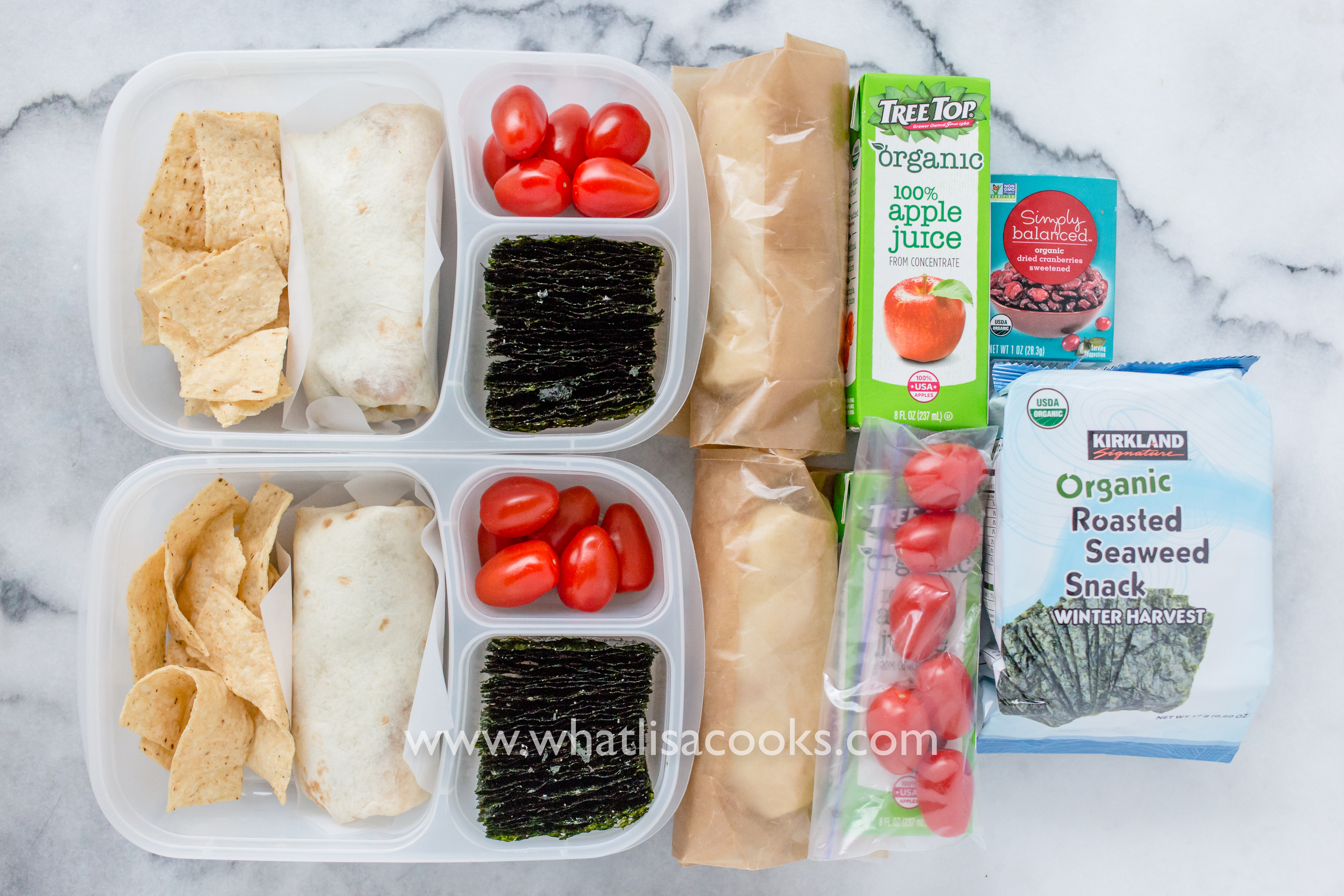 School Lunch Day 43 - burritos to-go for a field trip — What Lisa