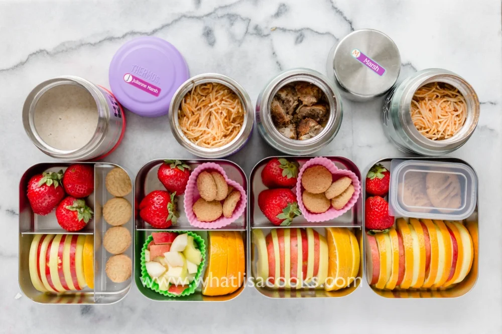 Kids love spaghetti and meatballs: extra leftovers make a great hot lunch!