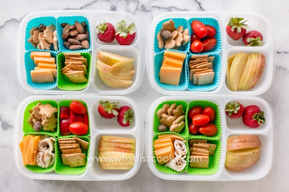 Cheese and cracker snack box