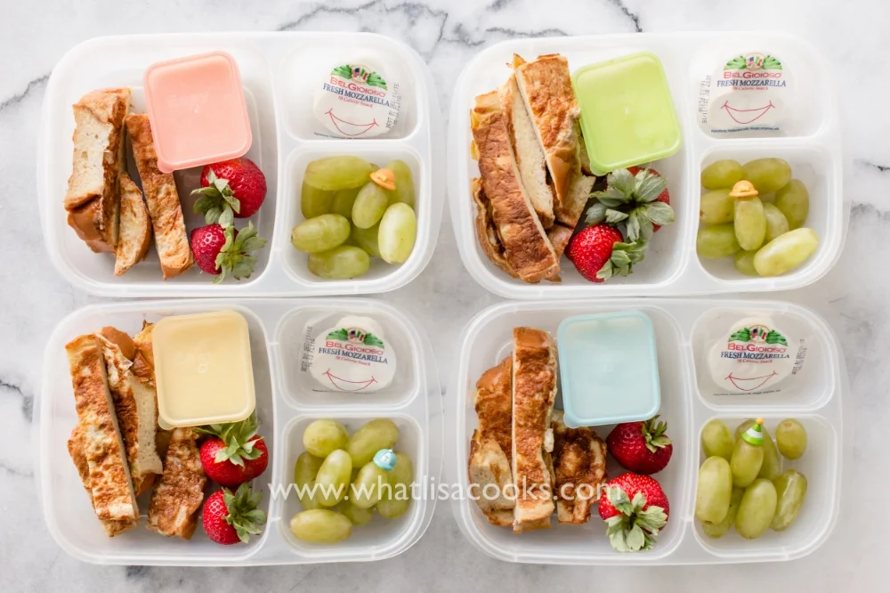 French Toast sticks with maple yogurt