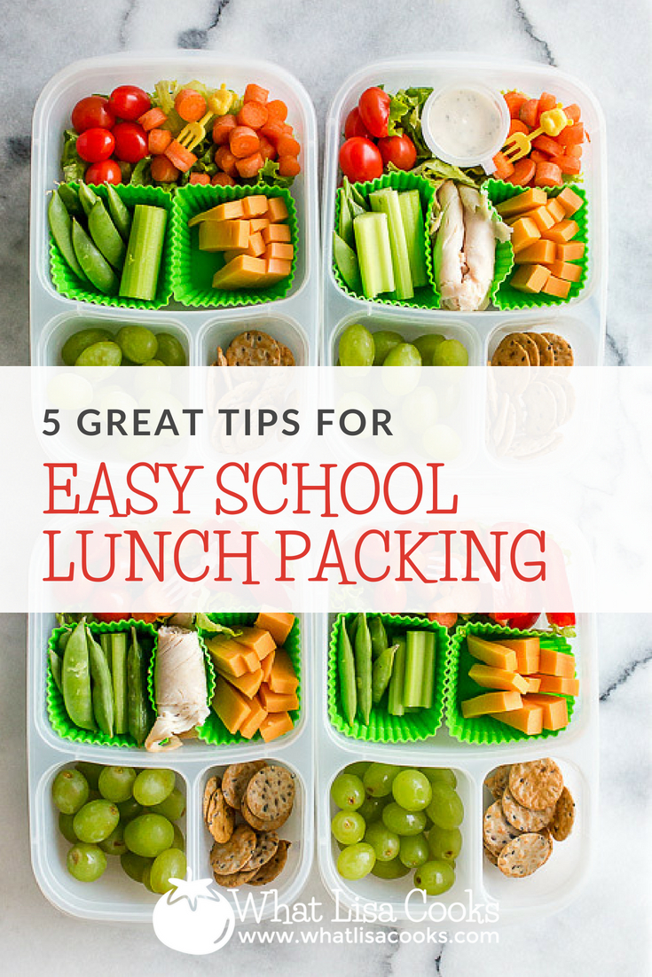 Five Tips for easy school lunch packing — What Lisa Cooks