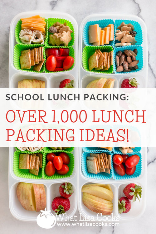 How to Pack School Lunches ahead of time — What Lisa Cooks