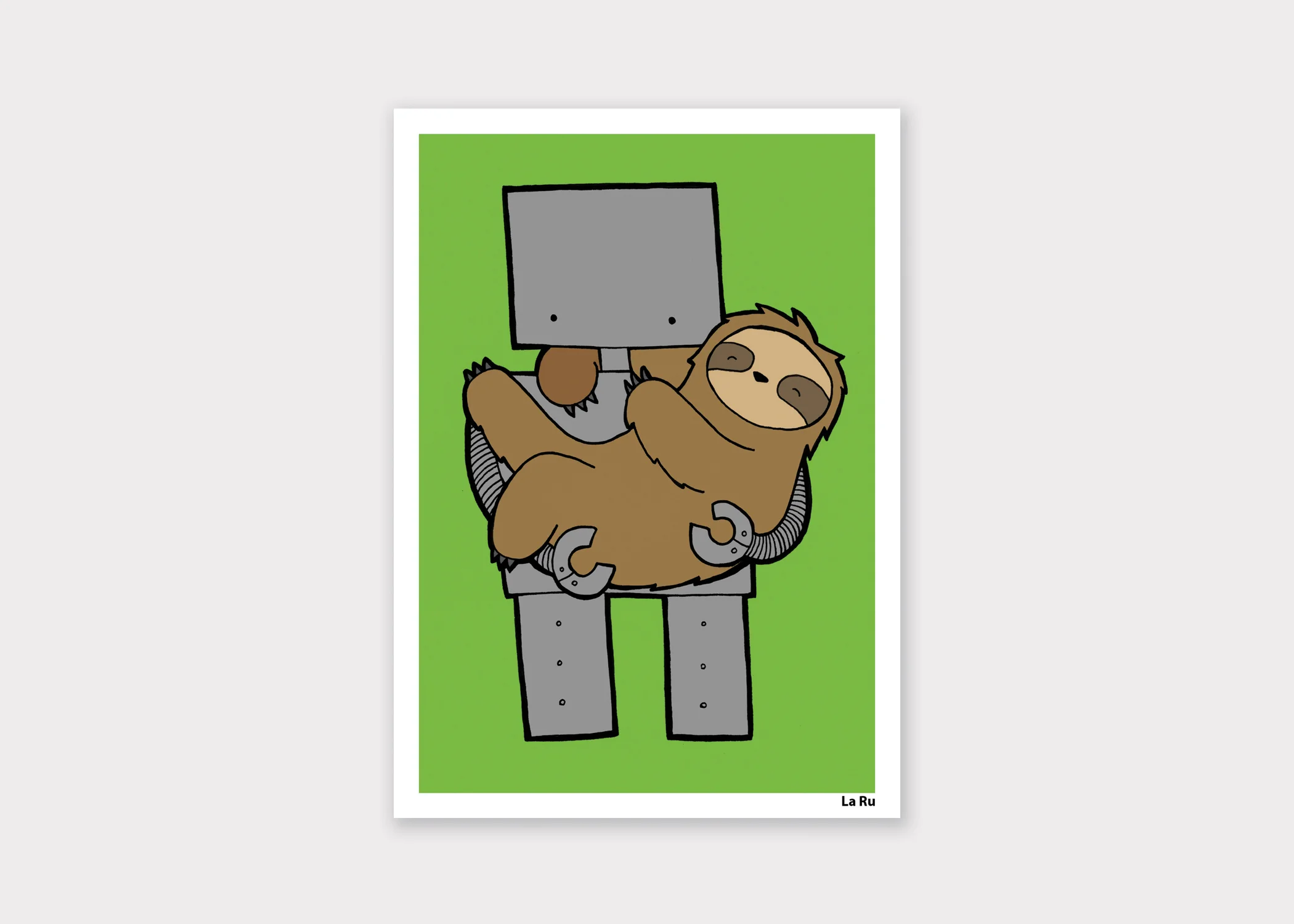 LaRu-GreenRobotAndSloth.jpg
