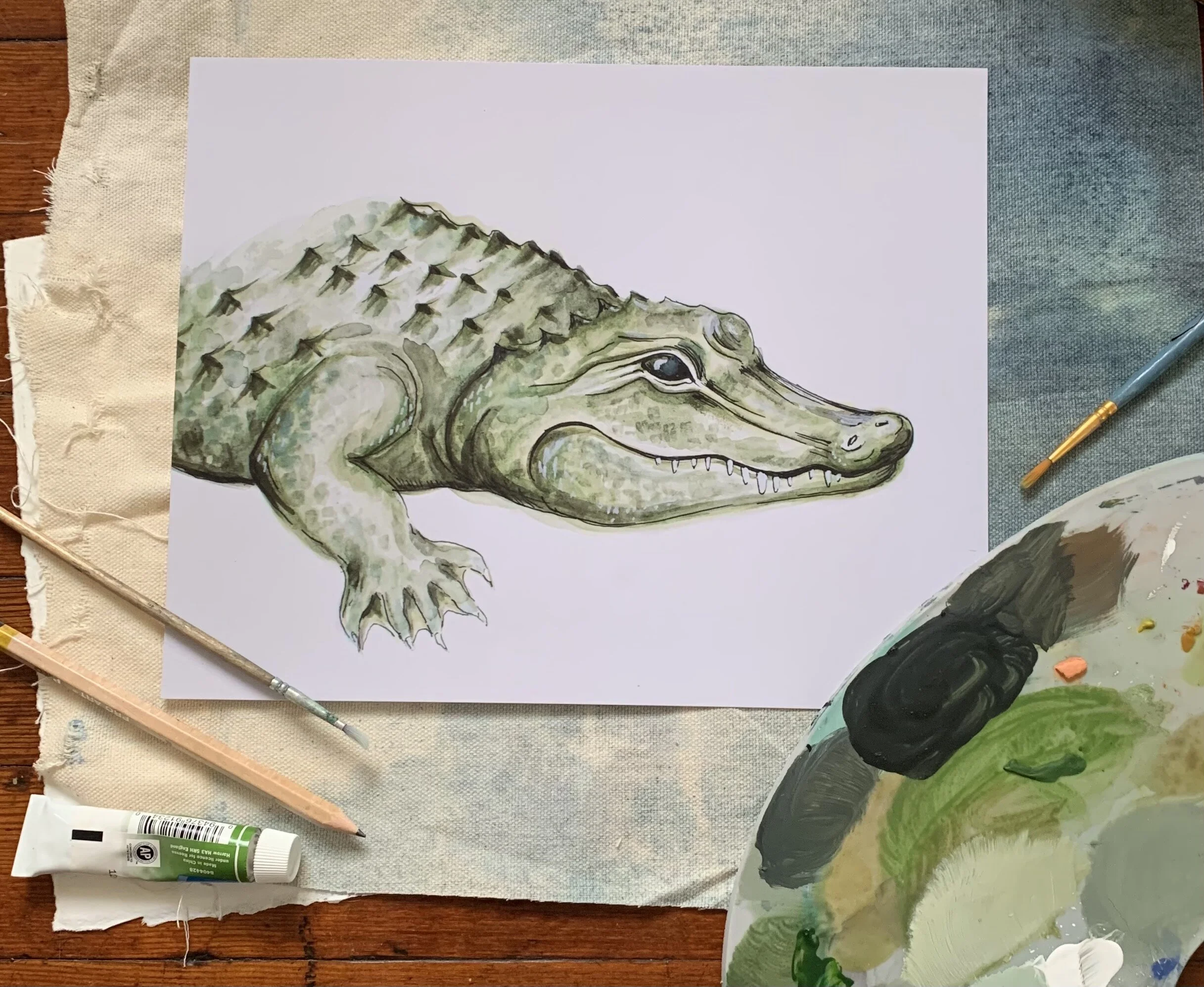 A for Alligator