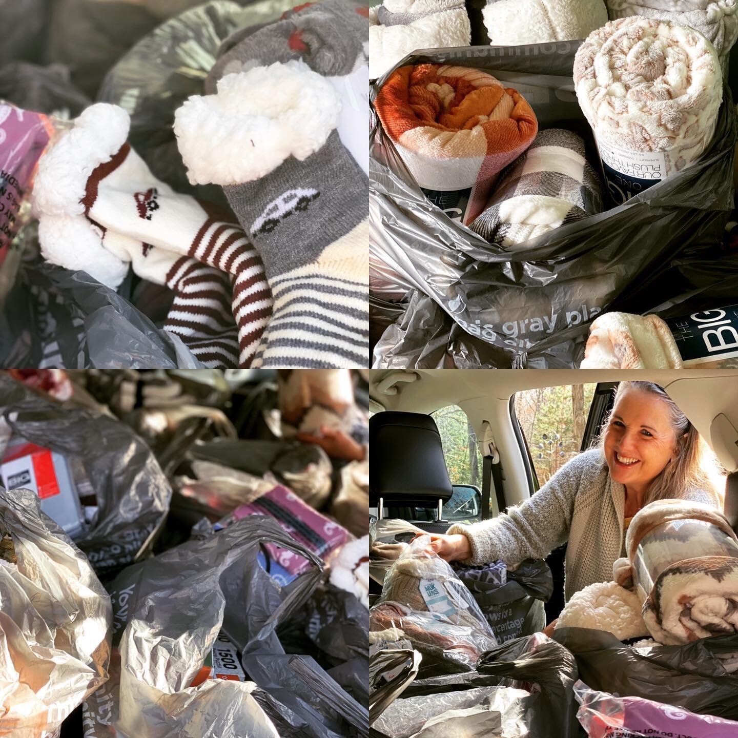 A great big Miigwetch, goes out to Gathering Thunder Foundation volunteer and avid supporter, Diane Bursley.  Once again, Diane has kickstarted our annual gifting drive for Native elders in a very big way.  From brand new warm socks, pillow cases, bl