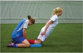  Demonstration of the Nordic Curl exercise. Picture courtesy aspetar.com