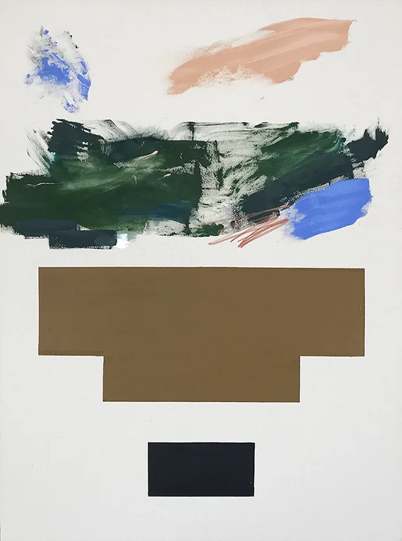 HIGHER SELF 40" x 30" acrylic, oil, pigment on canvas