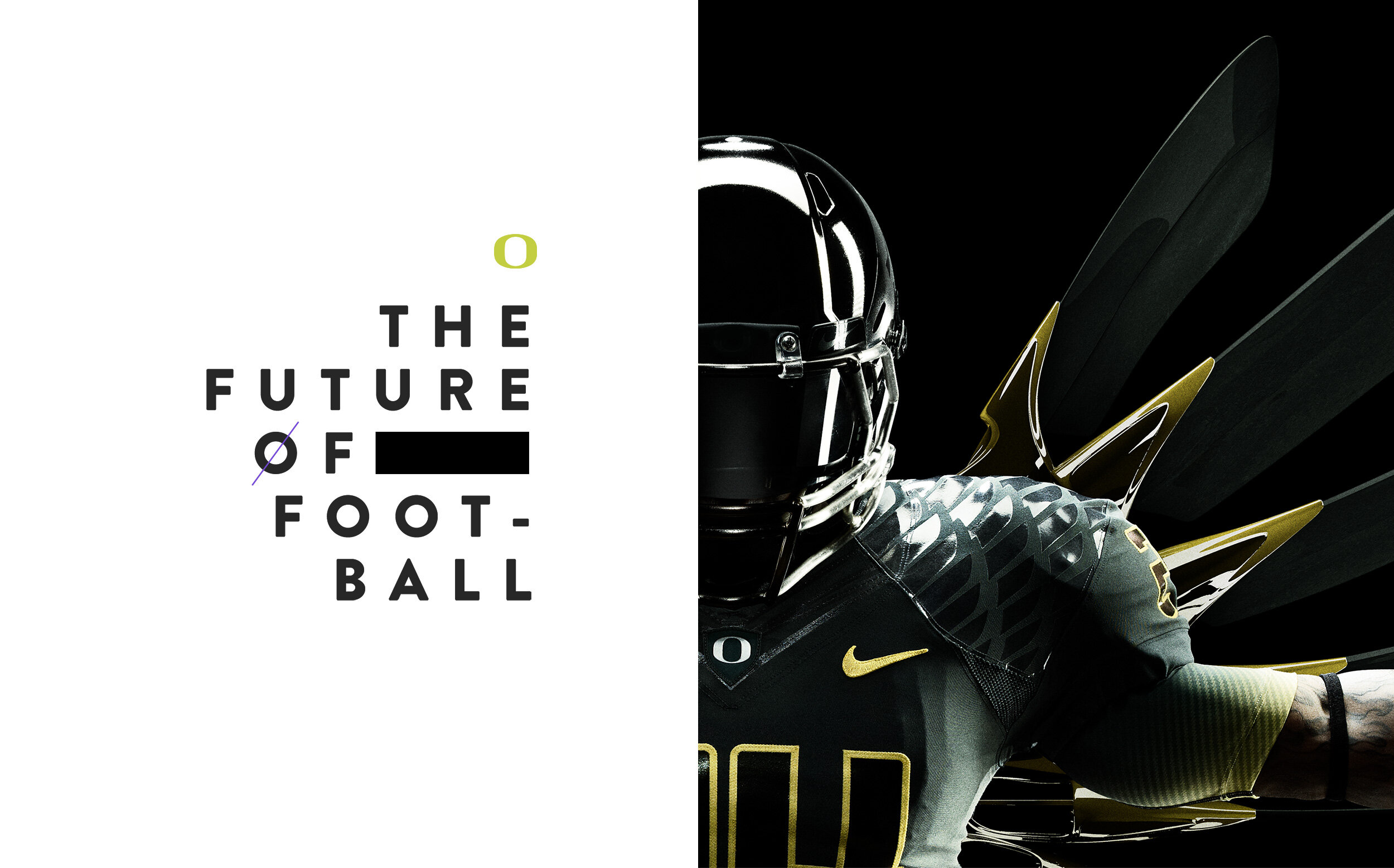 It only took one look at the brand new Oregon Football facilities before we started feeling sorry for everyone else slinging the pigskin at the collegiate level. U of O tasked us to bring the same level of bad-assness into their digital presence. Al