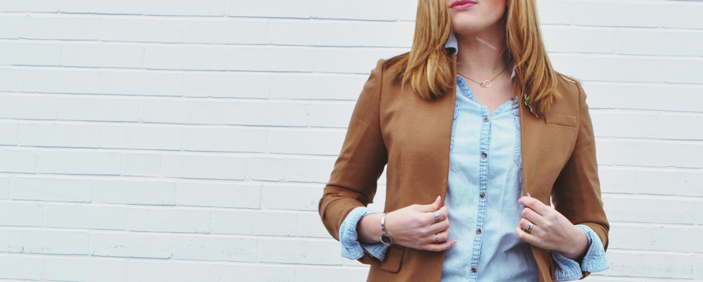 Jcrew Regent Camel Blazer and denim | thoughtfulwish