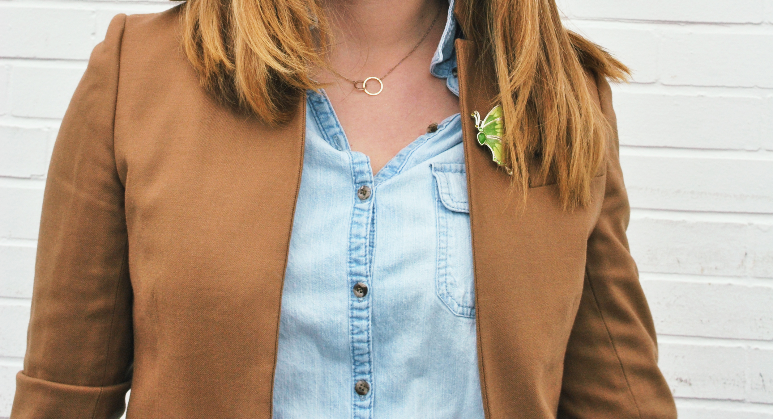 Jcrew Regent Camel Blazer and denim | thoughtfulwish