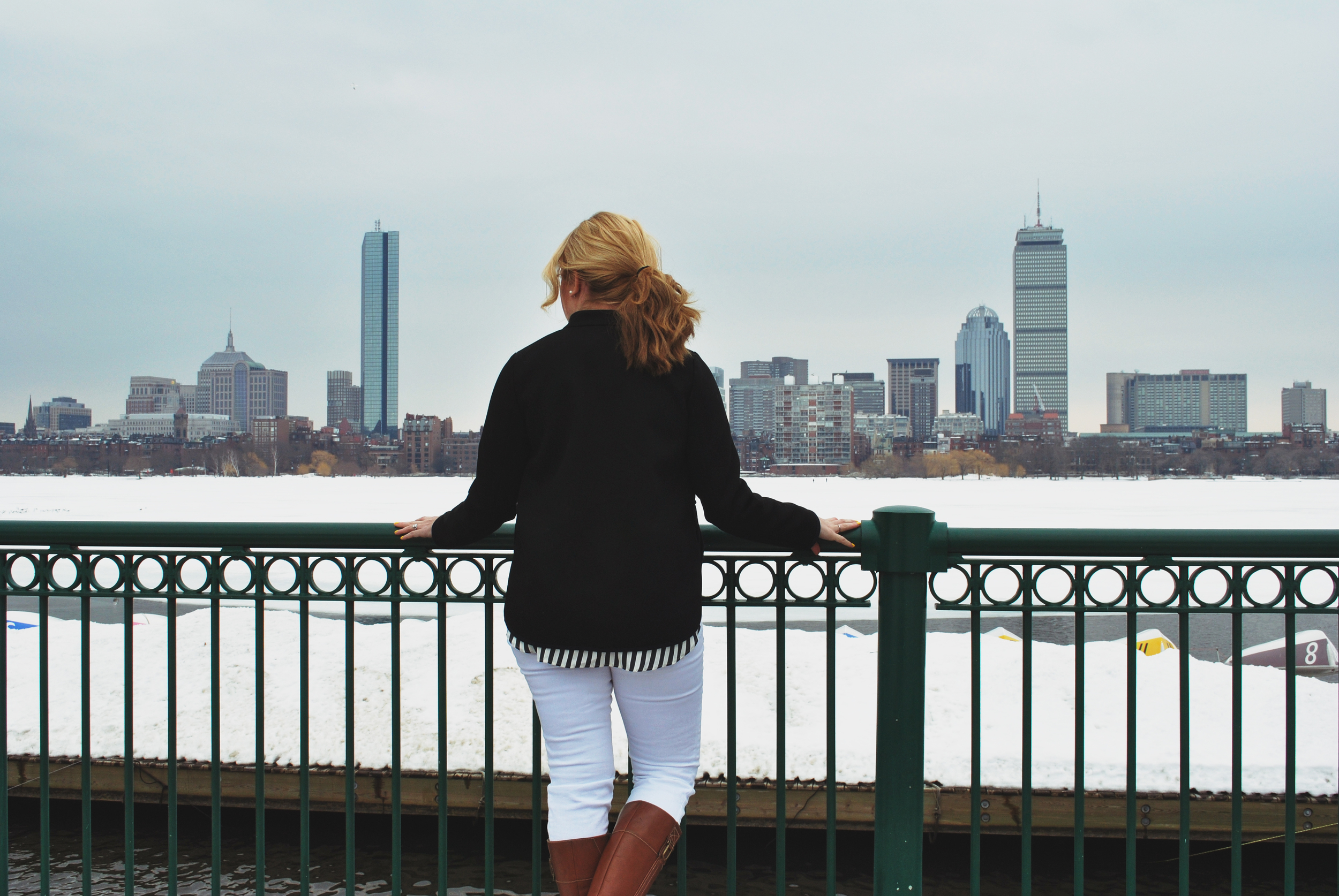 Navy Stripes and a Navy j.crew jacket | thoughtfulwish