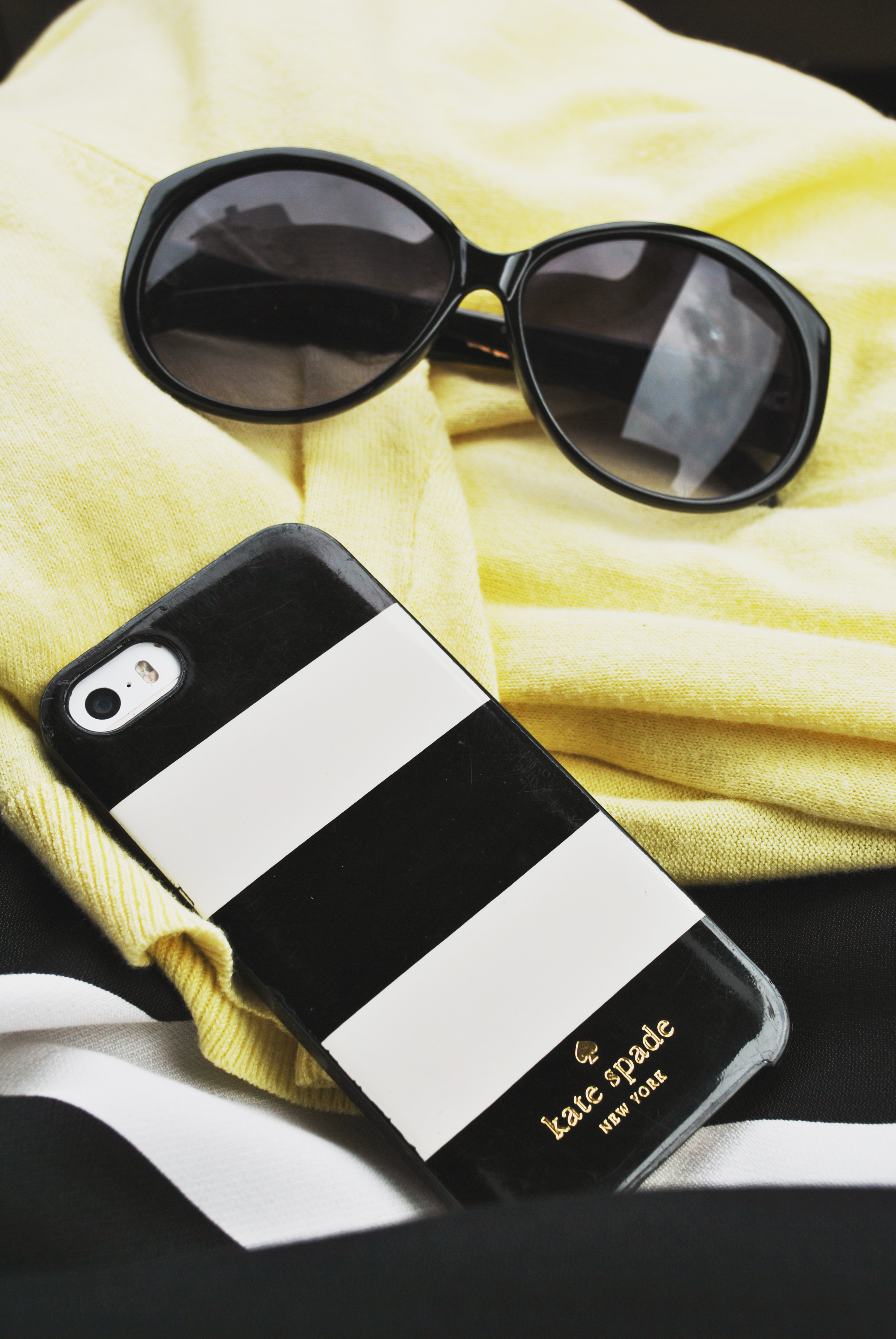 Pretty Stripes | thoughtfulwish // stripes // yellow sperrys // kate spade // rebecca minkoff