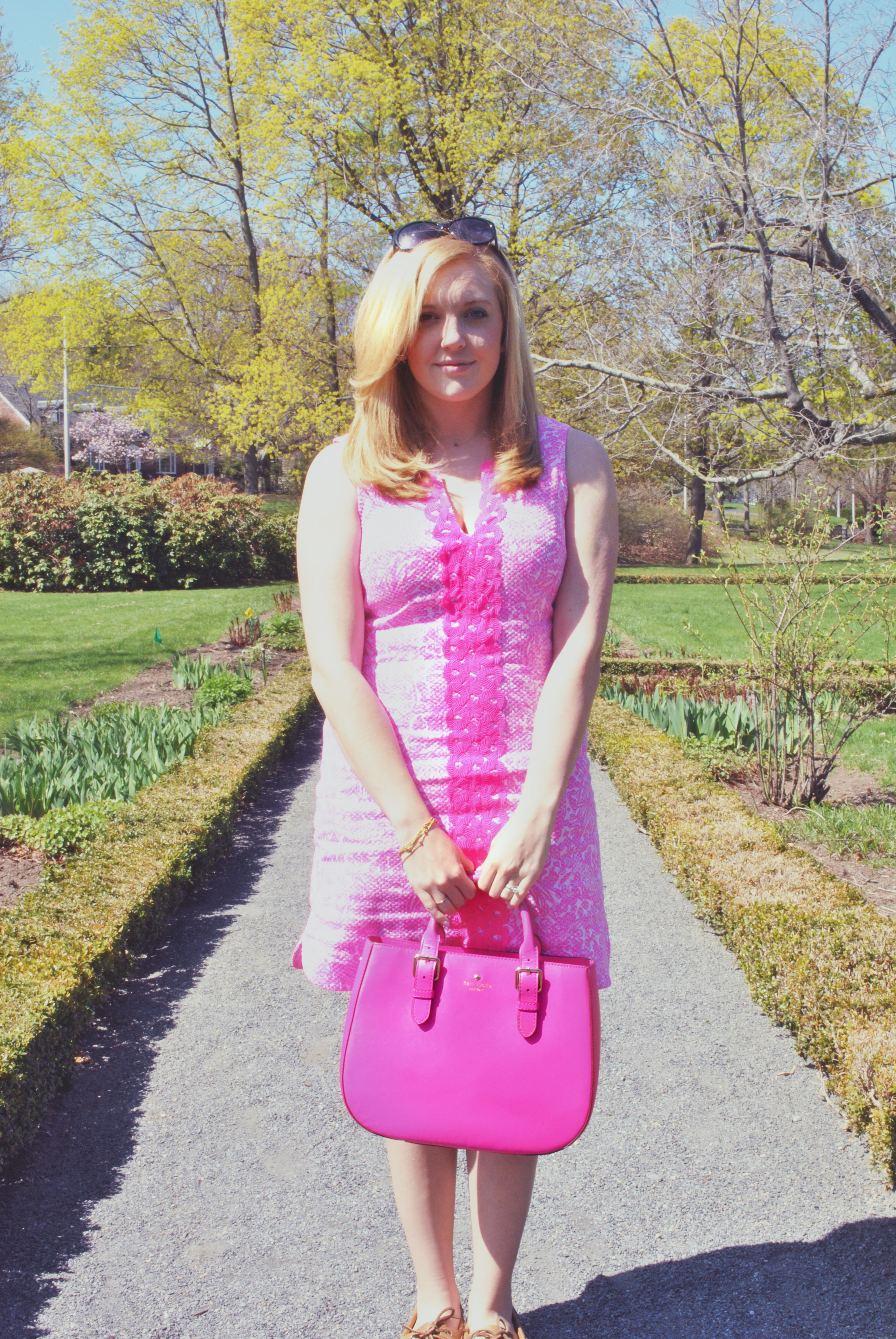 Pink dress // lilly pulitzer // summer // fashion photography | thoughtfulwish