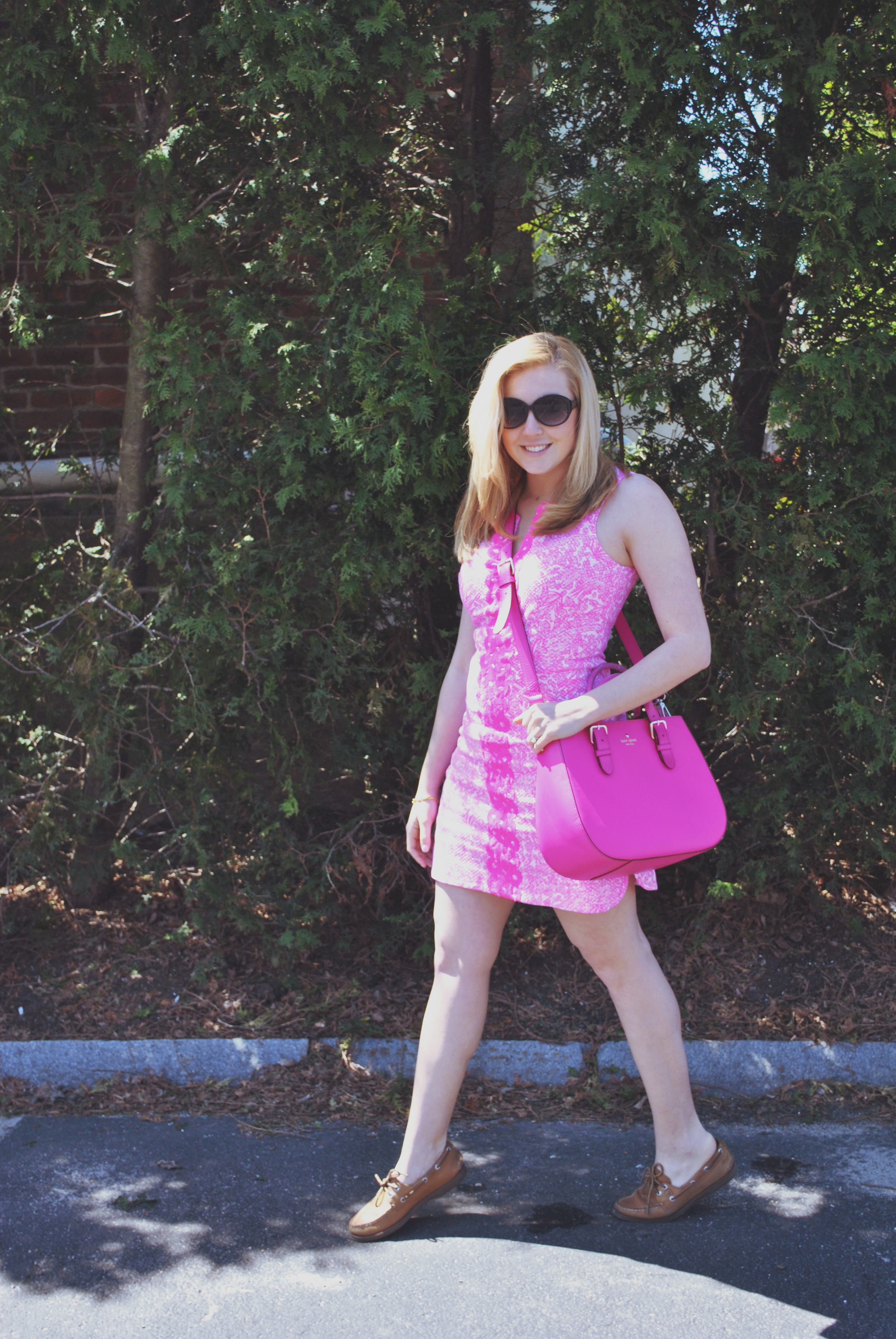 Pink dress // lilly pulitzer // summer // fashion photography | thoughtfulwish