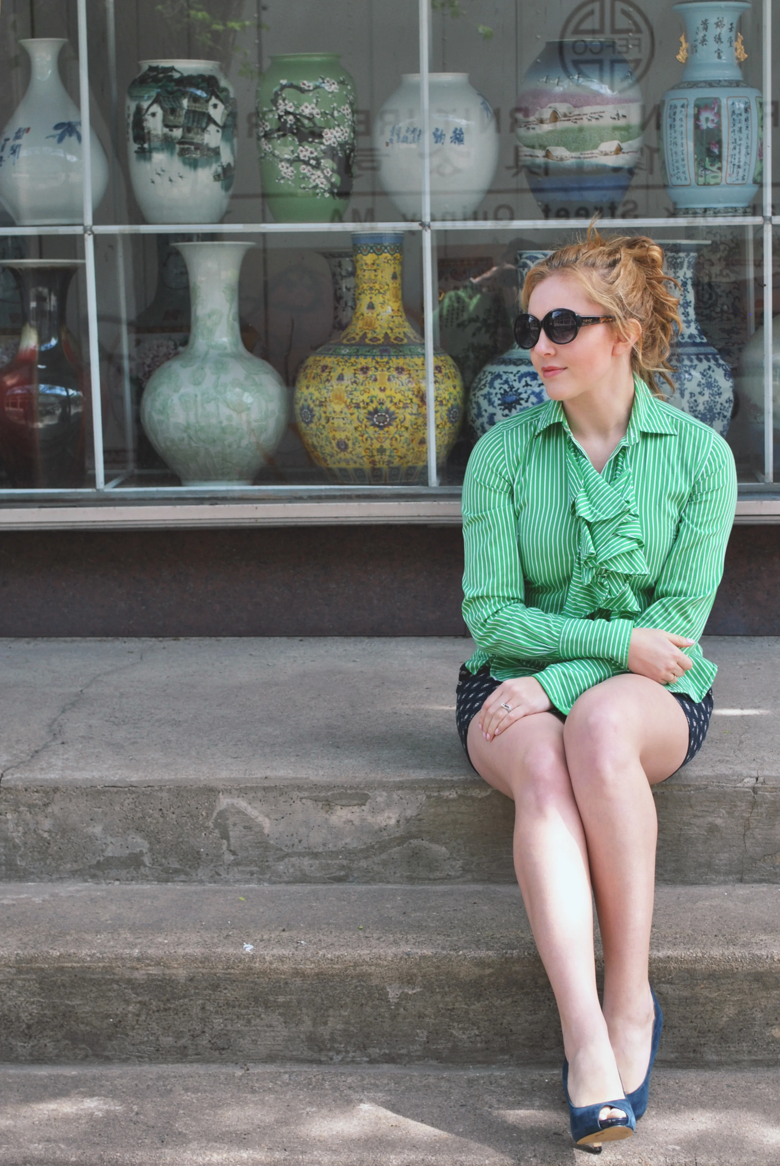 Messy hair, don't care