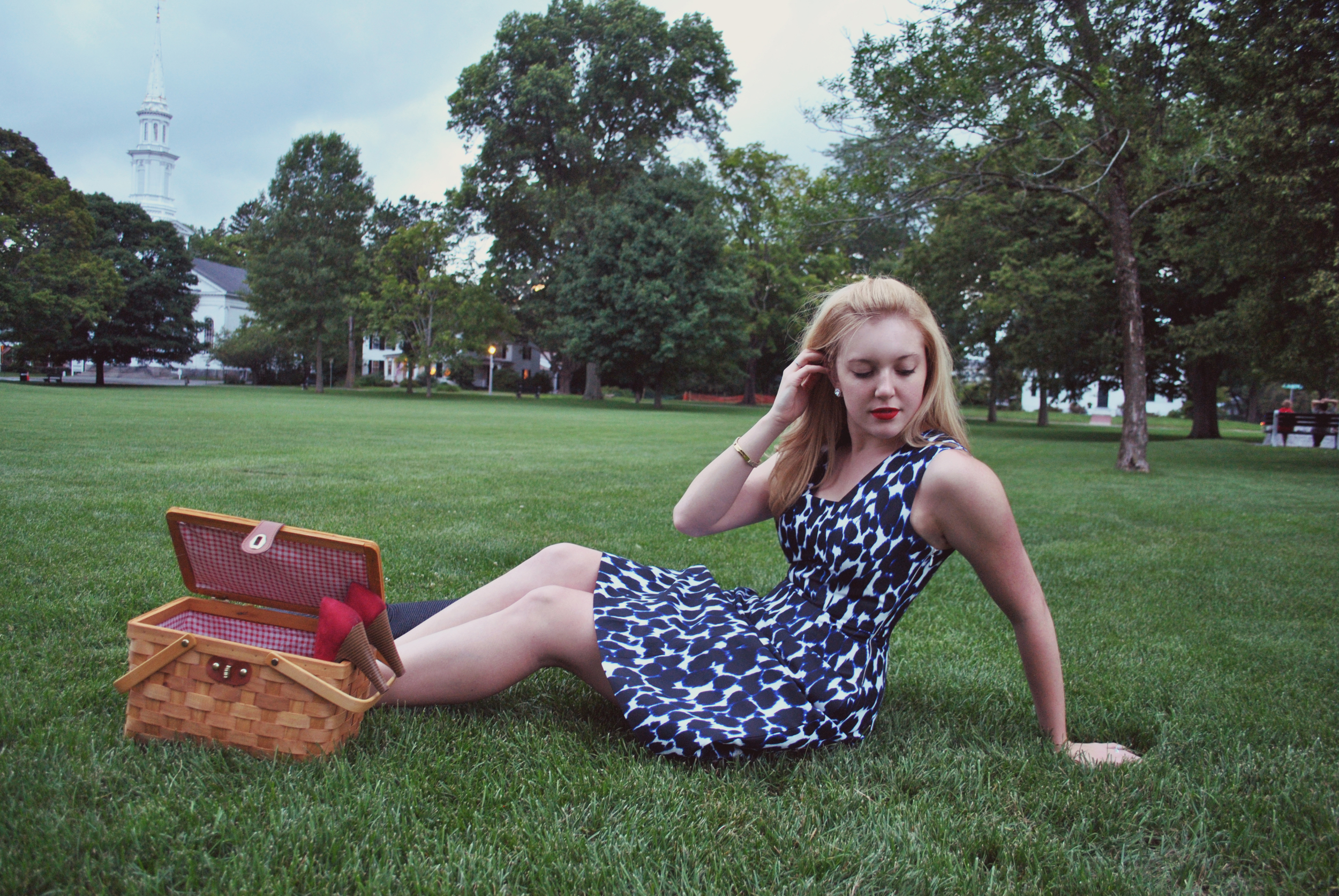 Lexington leopard // picnic style // leopard // blue and black // thoughtfulwish