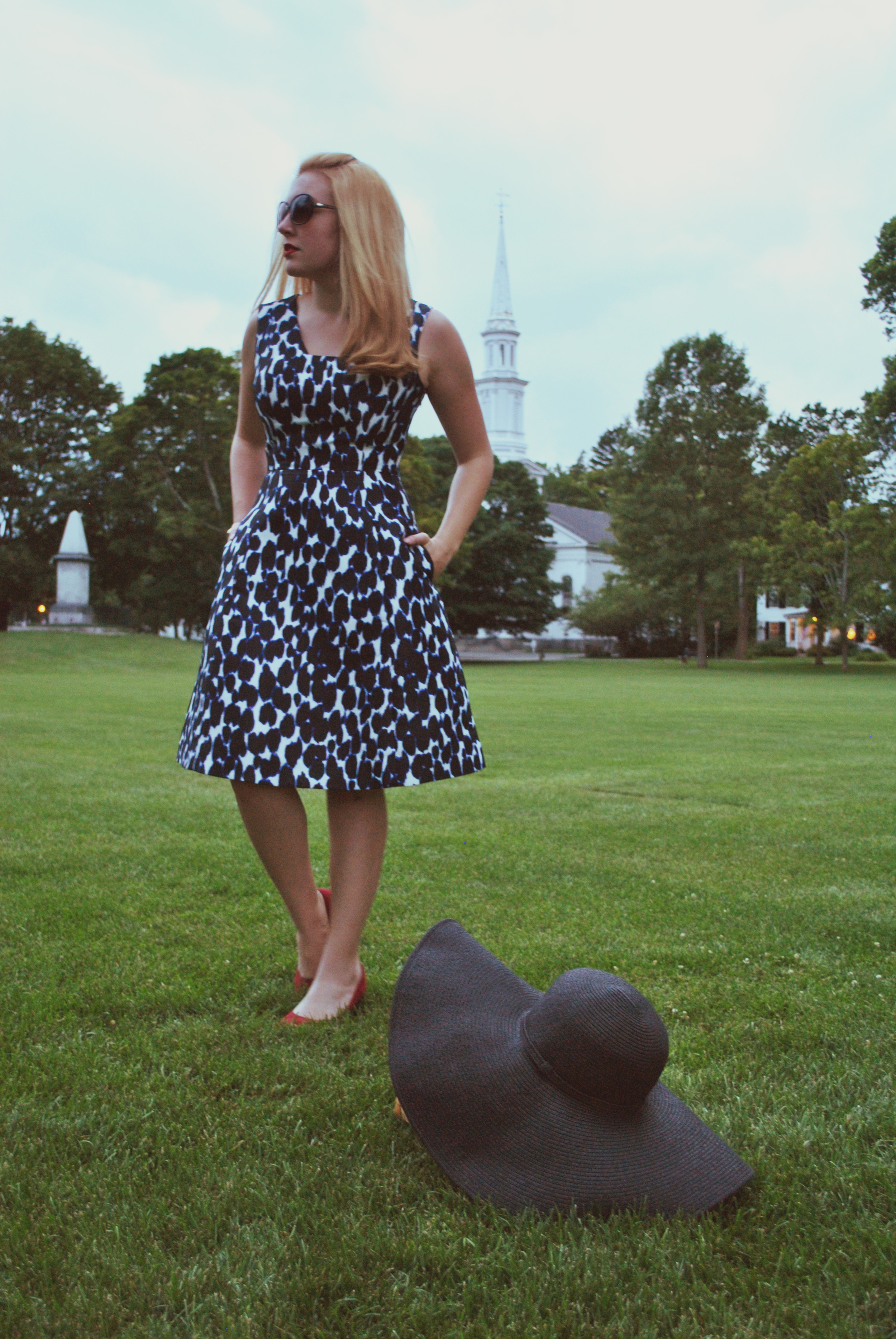 Lexington leopard // picnic style // leopard // blue and black // thoughtfulwish