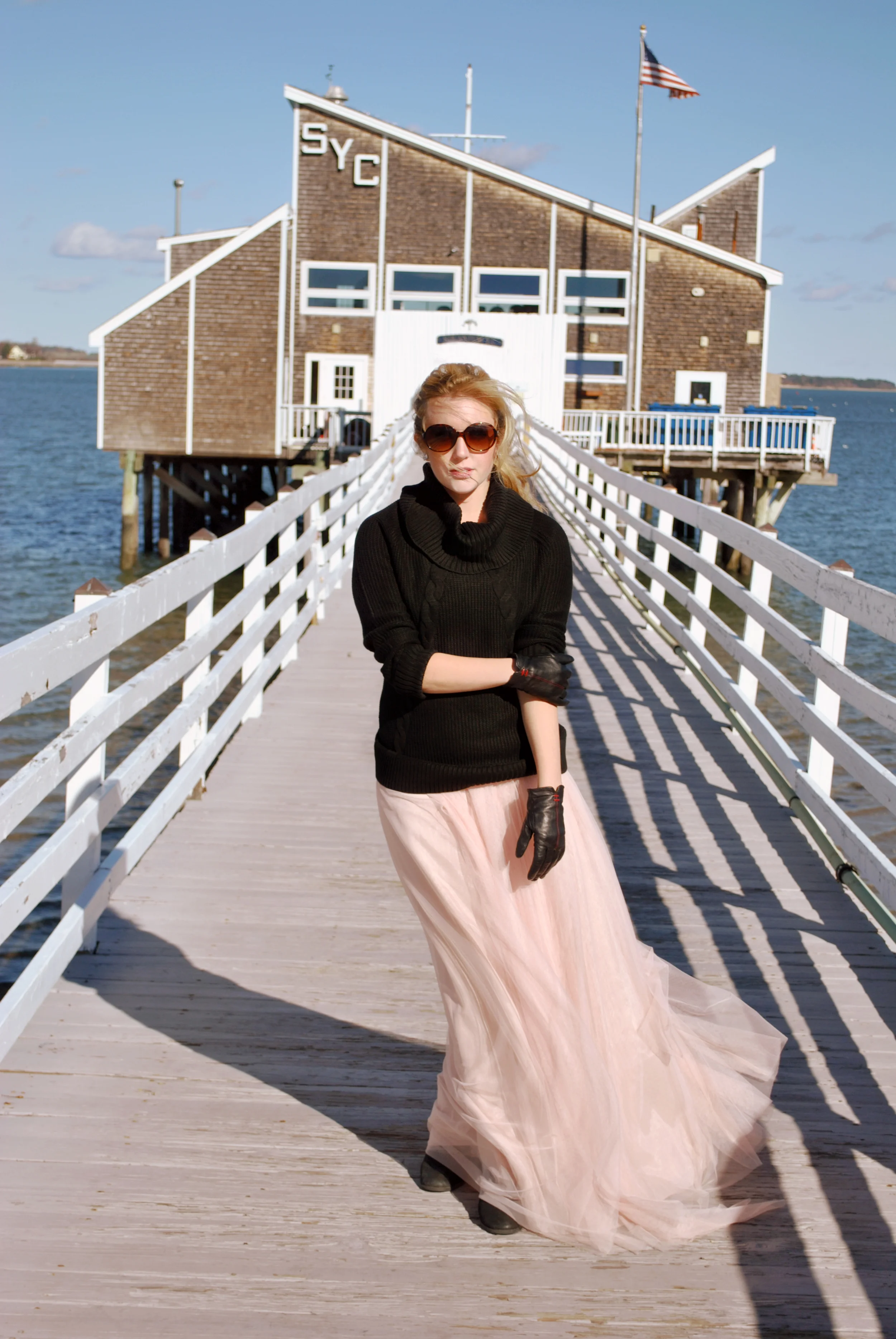 winter beach party outfit