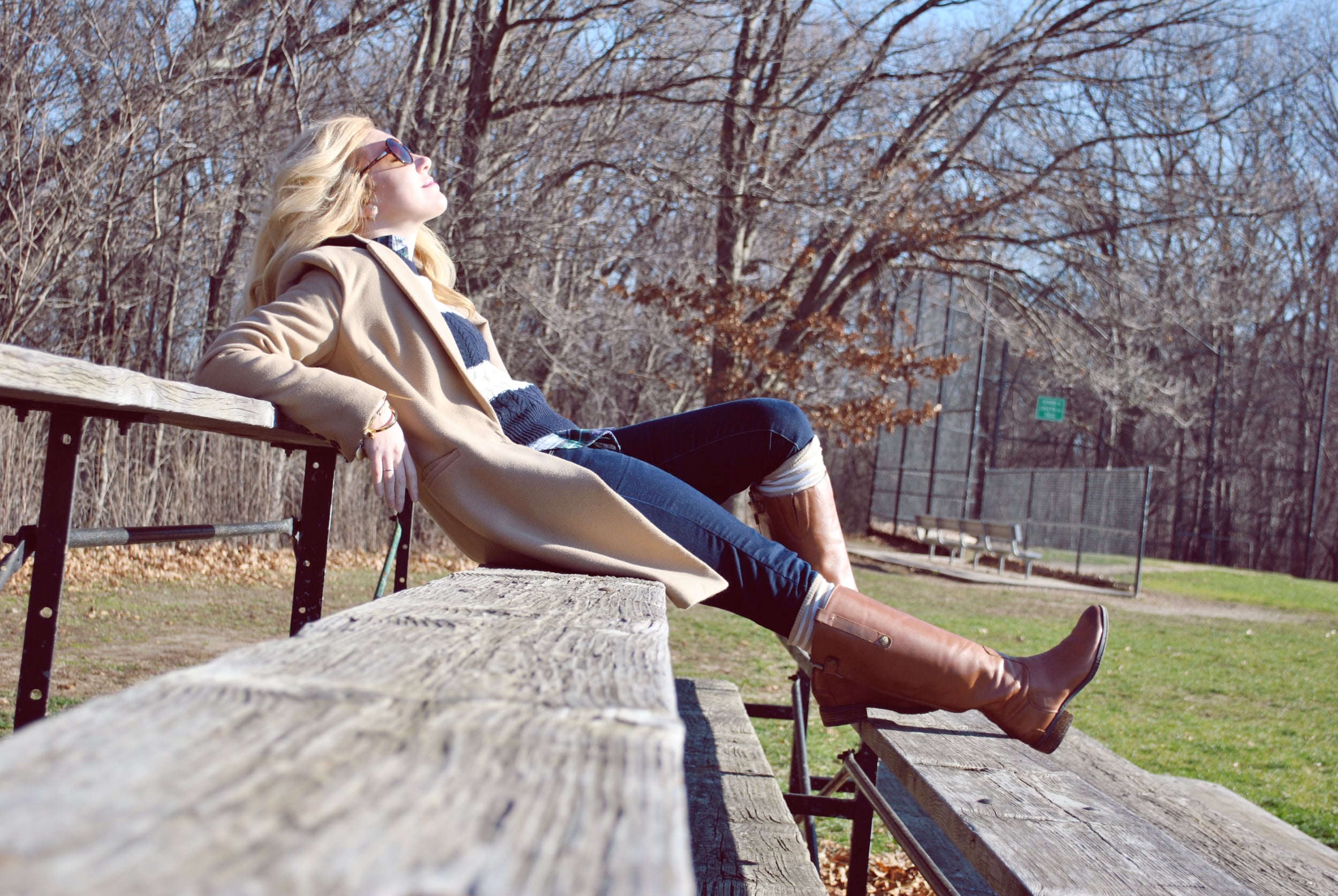 thoughtfulwish | boston fashion // new england fashion // j.crew // cashmere sweater // stripe sweater // stripes and plaid // winter outfit // spring outfit // meredith wish