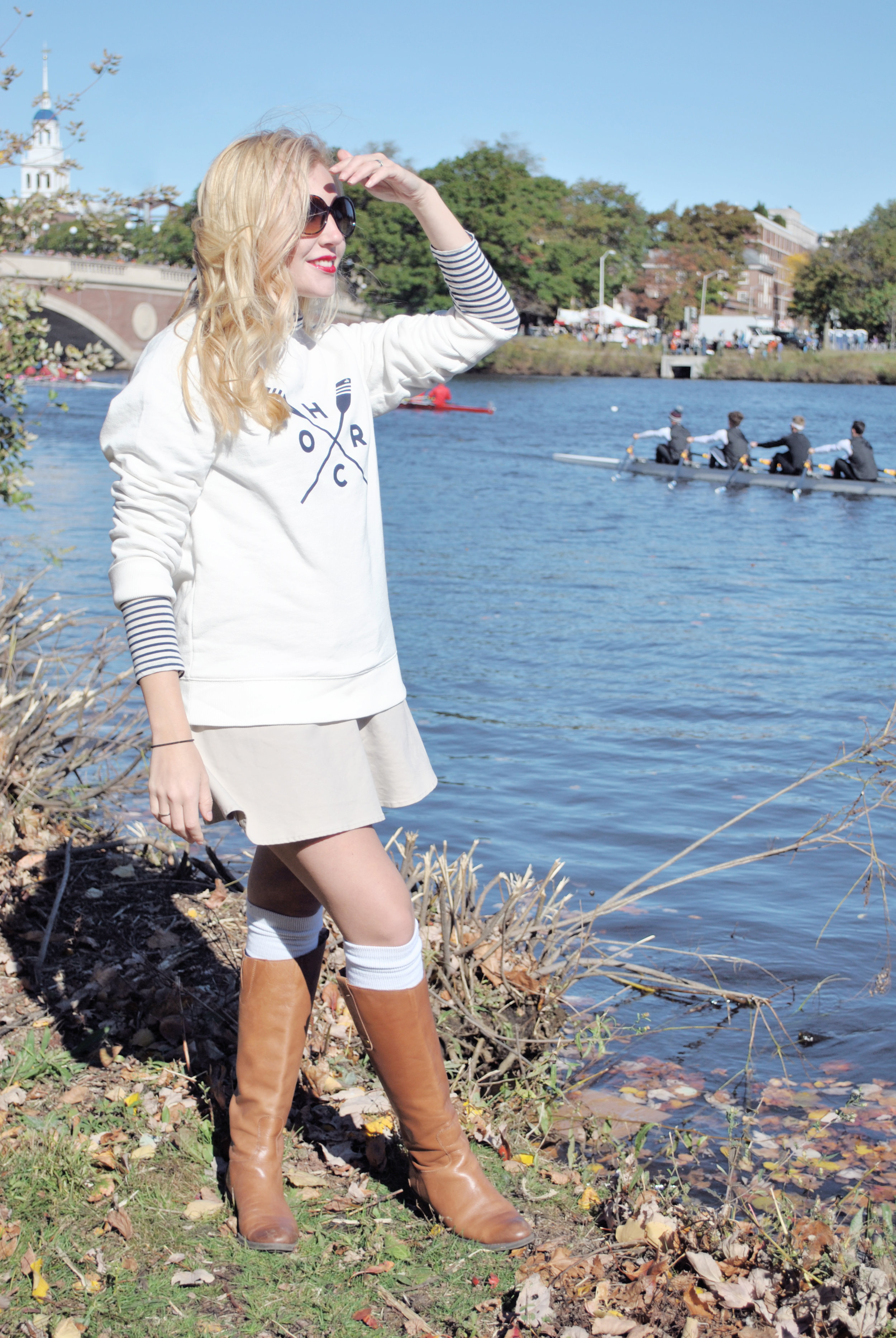 thoughtfulwish | BBHOCR // head of the charles // boston fashion // new england fashion // fall outfit // rowing // charles river // preppy // fashion // fblog // meredith wish // simmons college