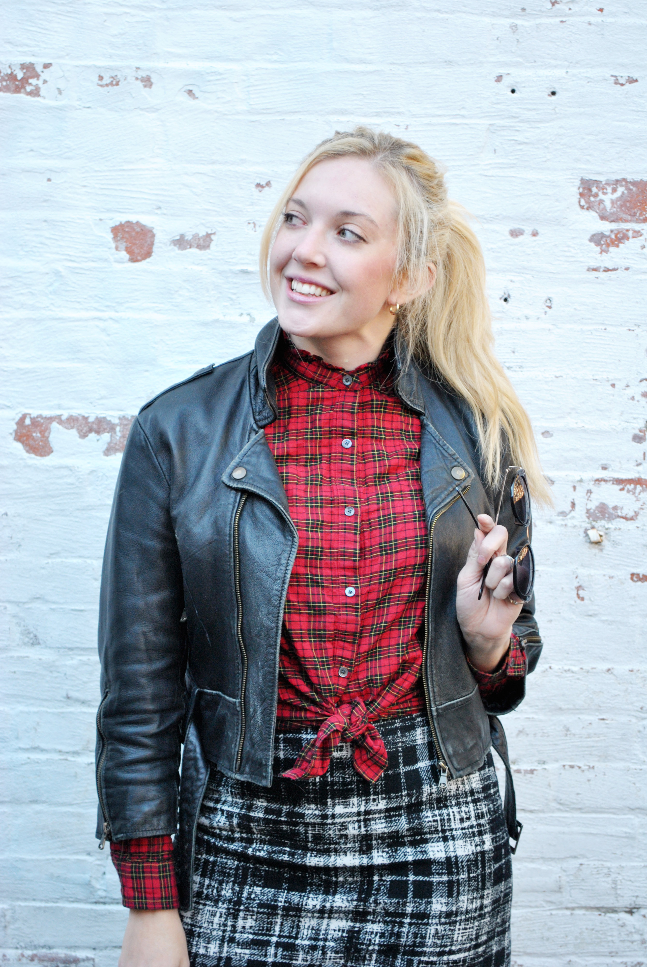 thoughtfulwish | preppy, plaid, plaid outfit, fall outfit, winter outfit, j.mclaughlin, ann taylor, boston fashion, fashion blogger, fblog