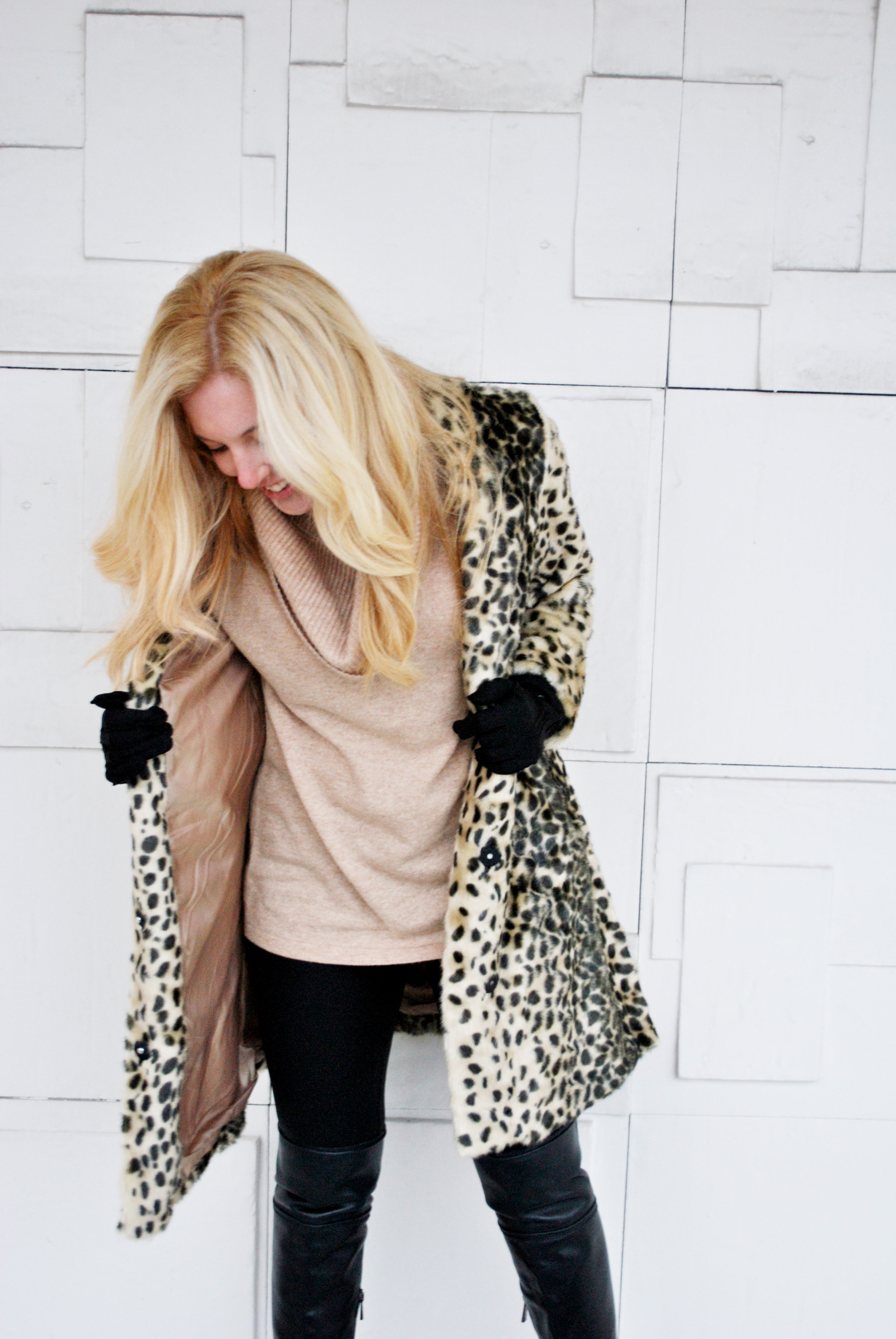 thoughtfulwish | fashion blogger, camel and leopard, camel outfit, the street chestnut hill, wings, angel wings, leopard coat, blonde blogger, preppy, luxe style, boston, meredith wish