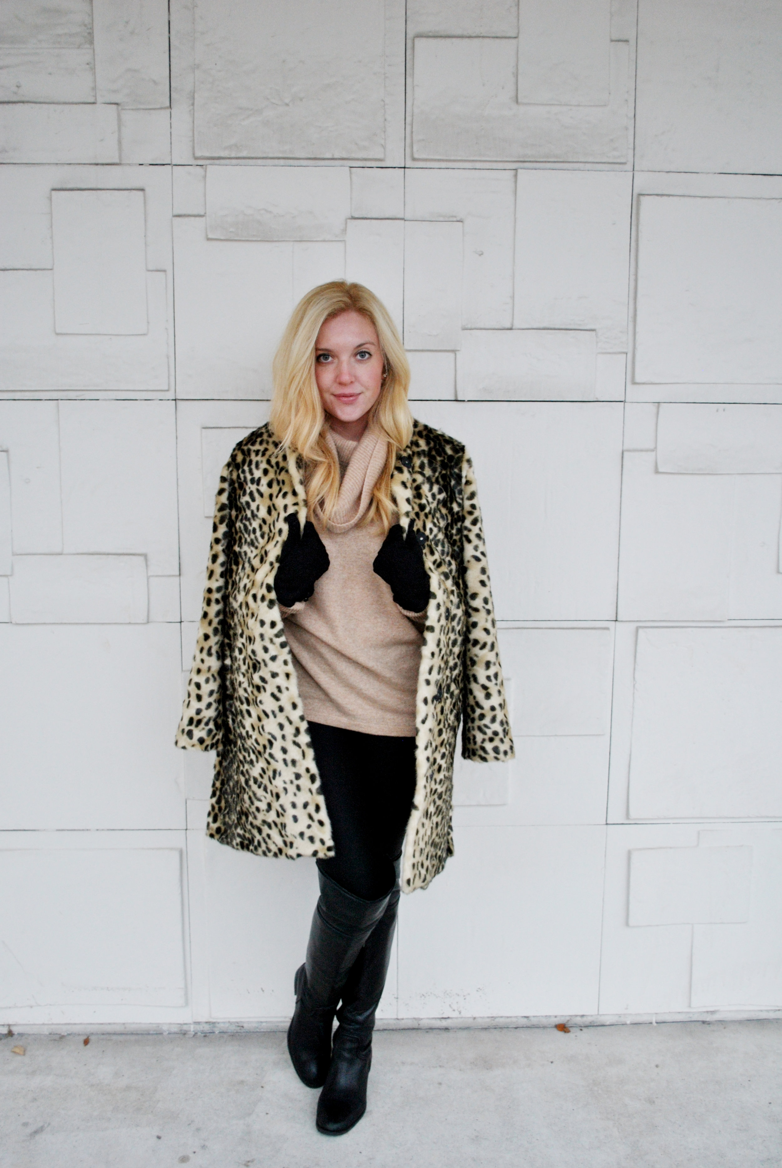 thoughtfulwish | fashion blogger, camel and leopard, camel outfit, the street chestnut hill, wings, angel wings, leopard coat, blonde blogger, preppy, luxe style, boston, meredith wish