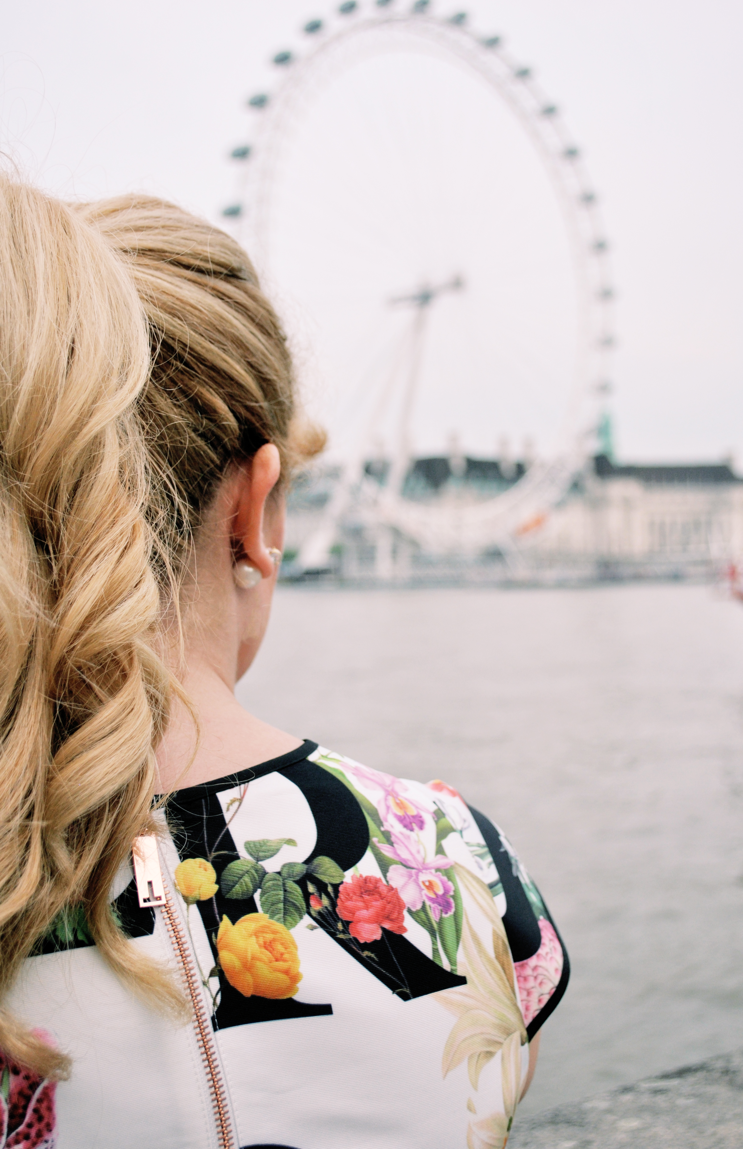 thoughtfulwish | London, ted baker, london eye, big ben, the thames, london style, london fashion, alphabet dress, type dress, meredith wish, bosblogger