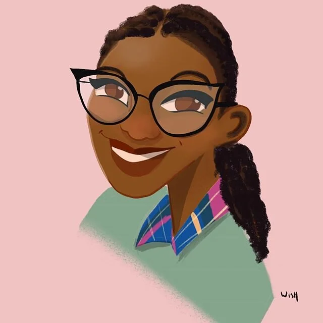 I think I&rsquo;m getting the hang of this ;) 2 months of practicing.
.
.
.
.
After a few classes on @danidrawn patreon site, I re-drew my beautiful friend @porkpan. You can see my first sketch of her from a few months ago in the swipe, also the refe