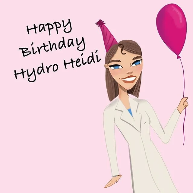 Happy Birthday Hydro Heidi! Helping save the world at 27!!
.
.
.
#womenempowerment #womeninscience #womeninstem #stemcomics #procreate #procreatetutorial #illustration #illustrationartists
