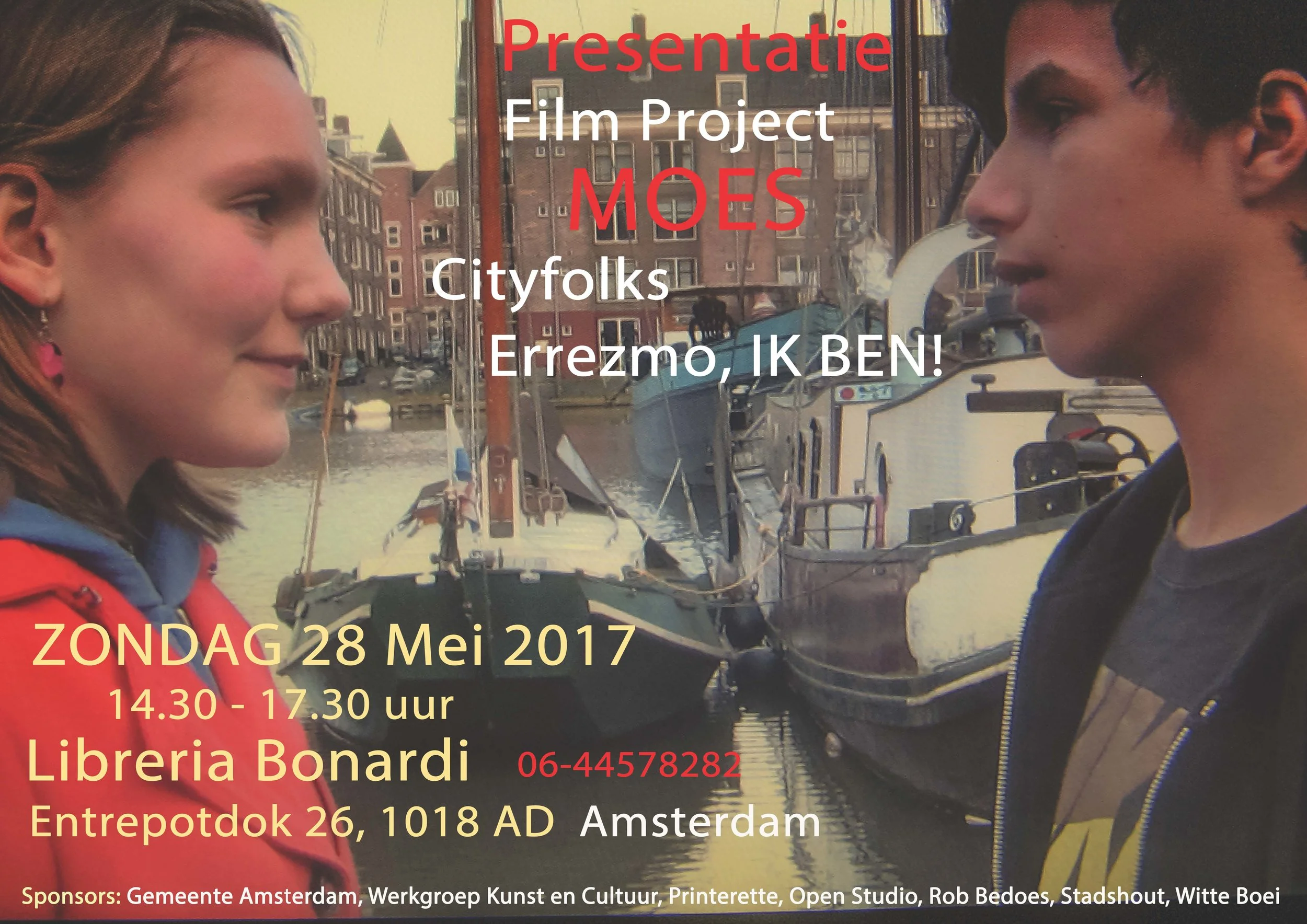 28 mei 14:30 u Cityfolks Videofilmproject in Libreria Bonardi