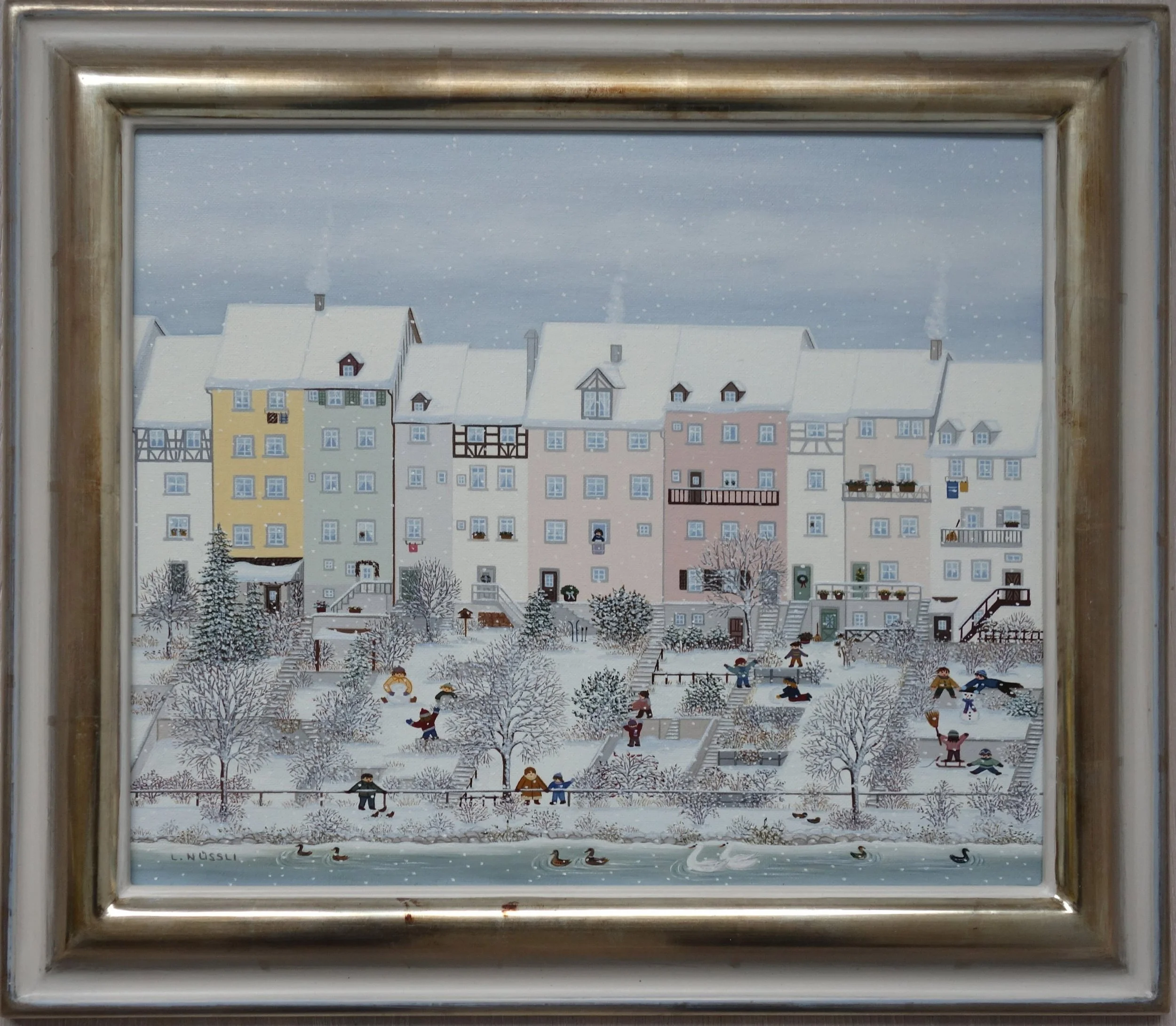 Altstadt Wil Bild vom Weiher her