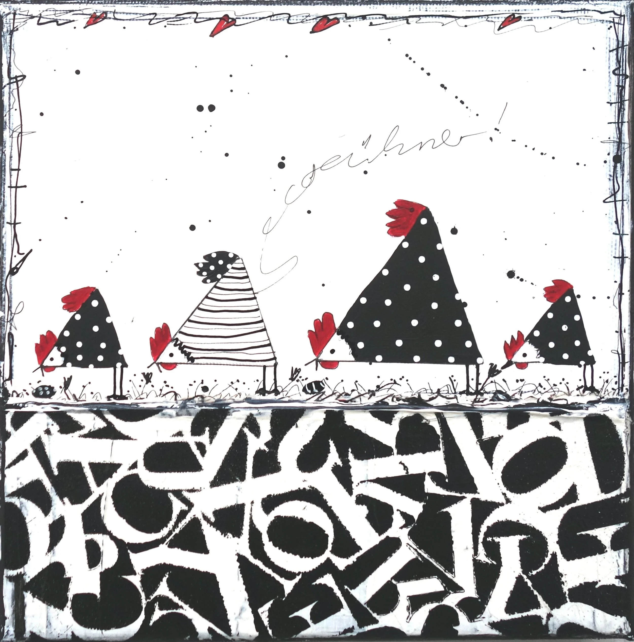  Leinwand Mischtechnik 20 x 20 cm CHF 180.— 