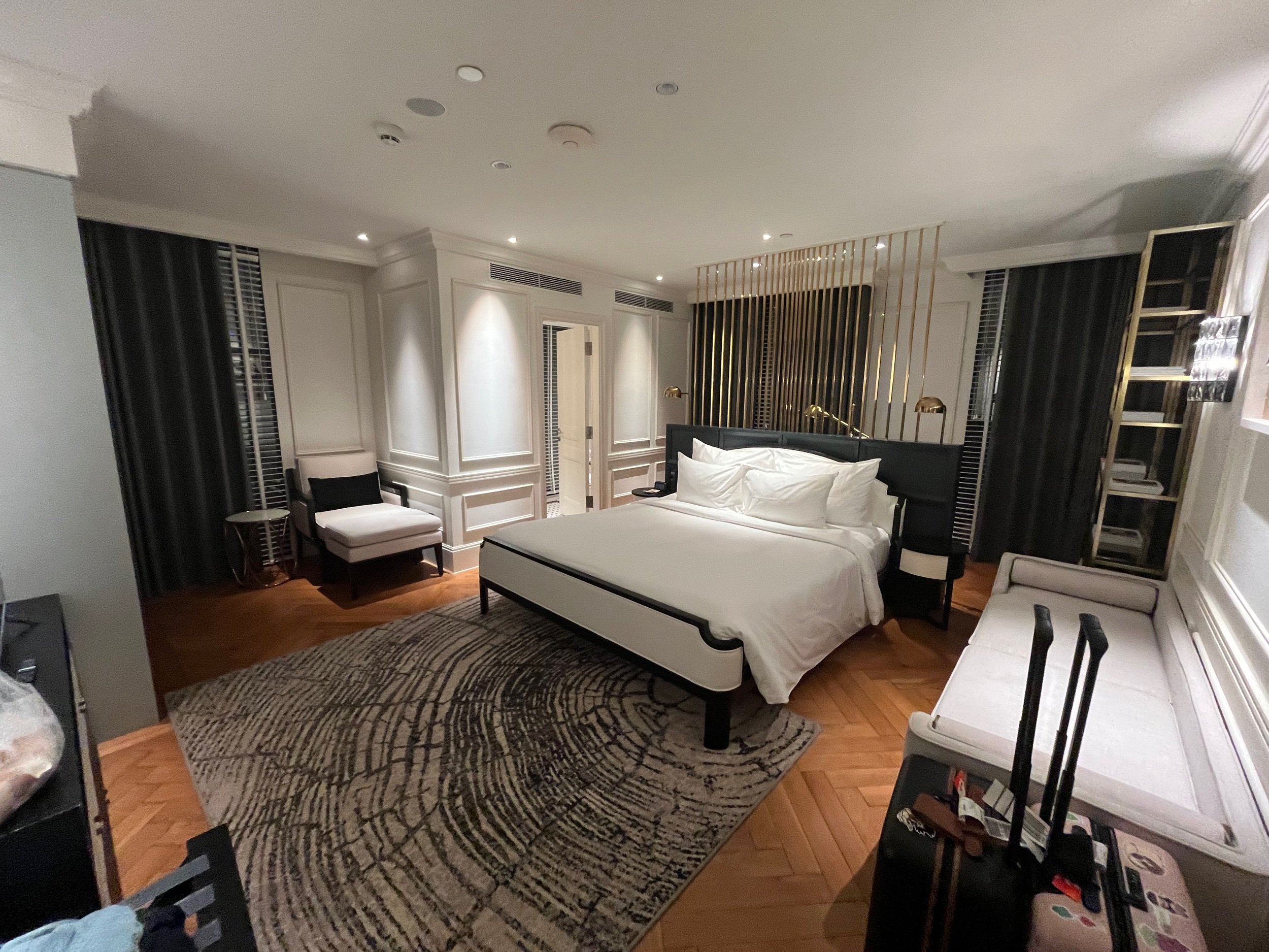 Hotel room at the Bach Suites in Saigon