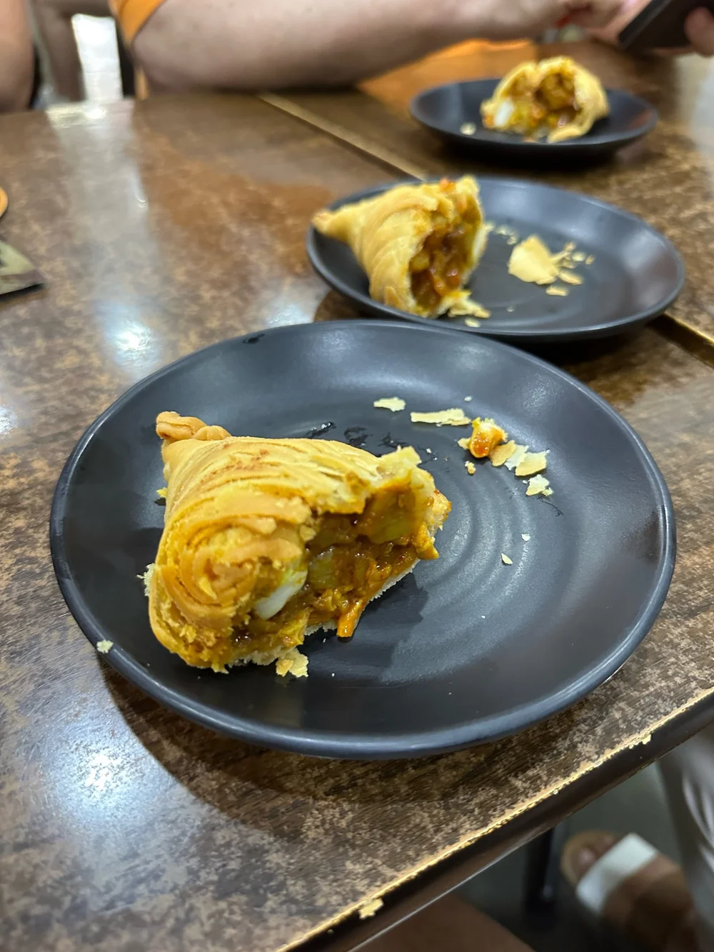 Curry puff pastry