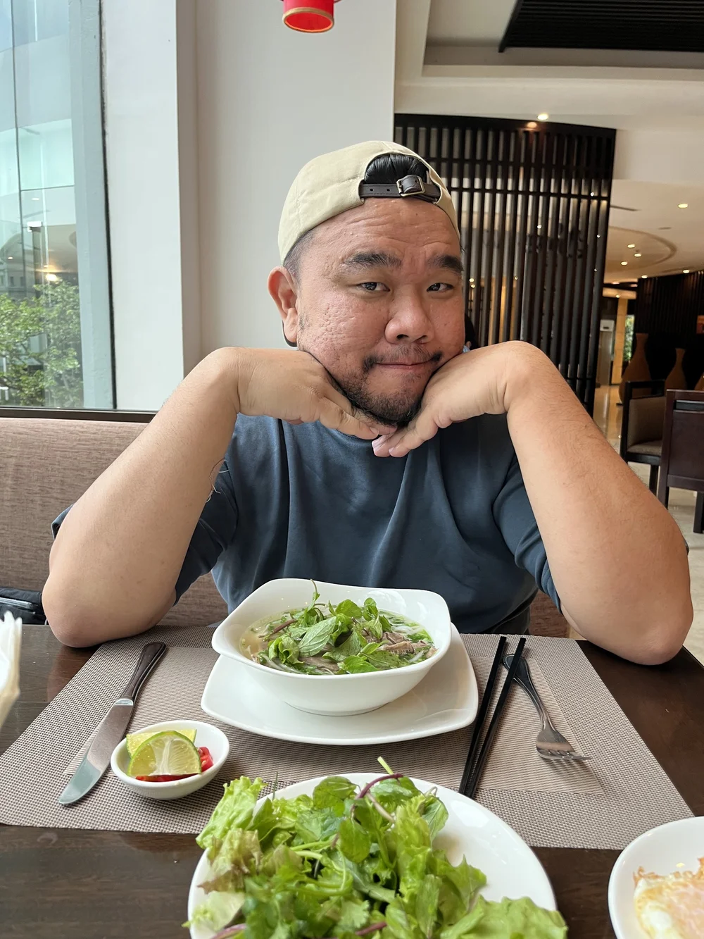  Tam and his pho, he said he didn’t taste the love in it.  