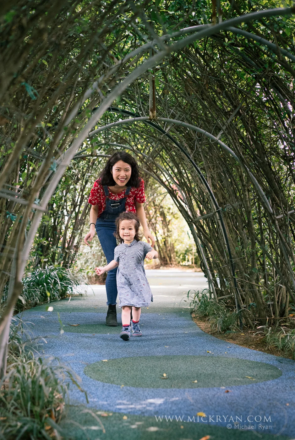We learned that we need to plan activities especially for her in the morning and afternoon to keep her entertained and calm. So we visited the swings or a playground each day.
