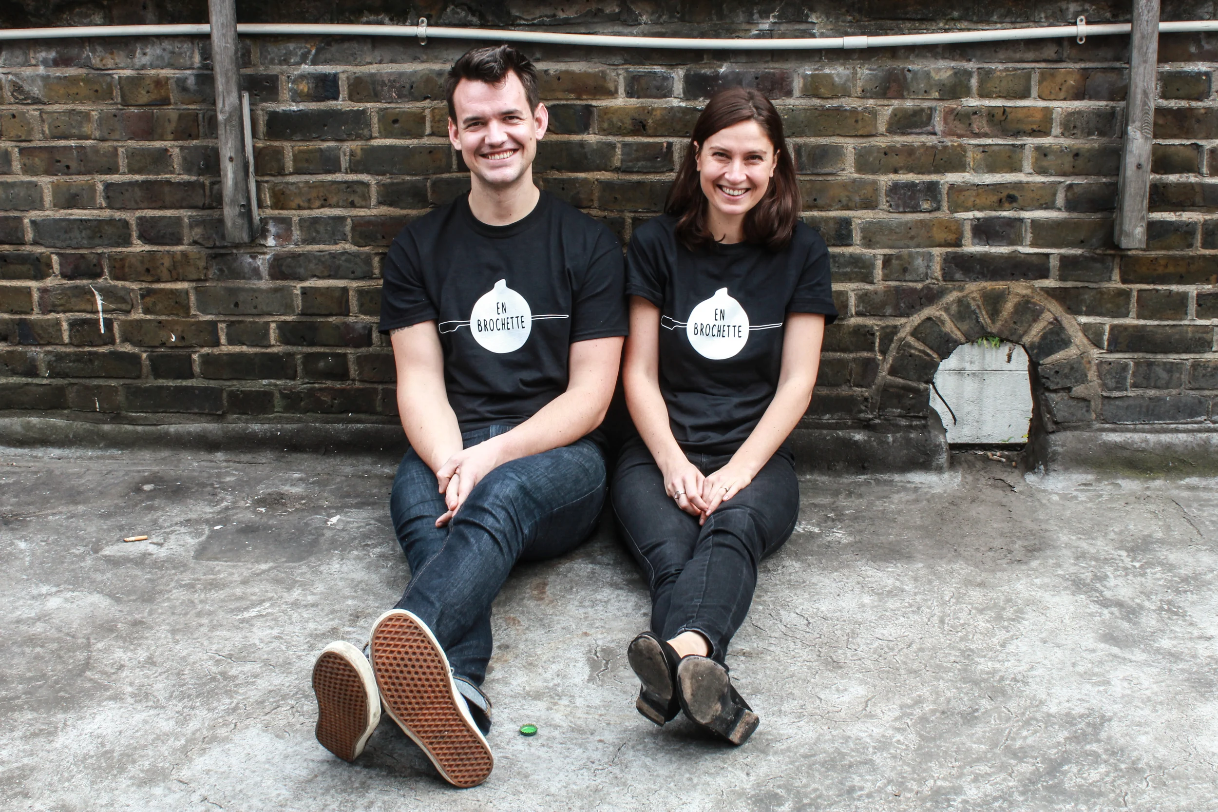 Paul Human and Ika Kutateladze, co-founders of En Brochette