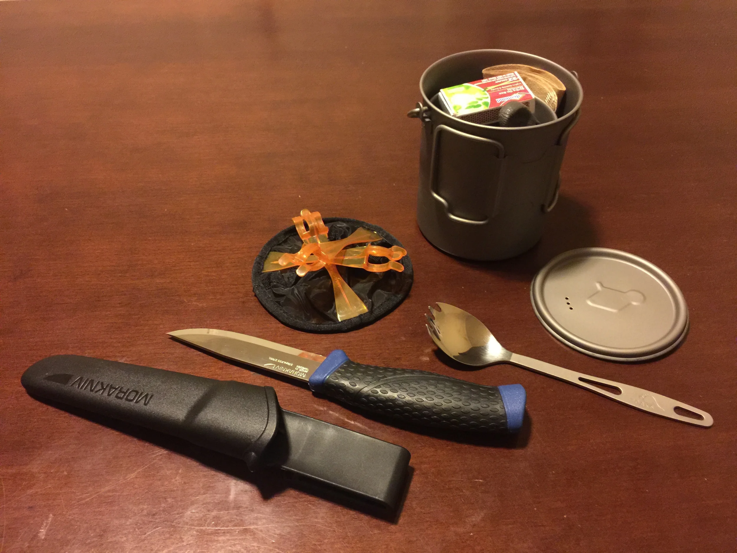 Ultralight Backpacking Camp Kitchen