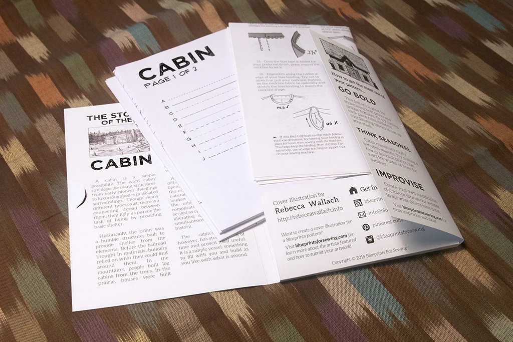 A pattern folder prototype. The real thing will be pretty close, but have a few changes!