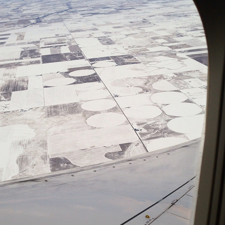I am actually pretty terrified of flying but I love the aerial views.